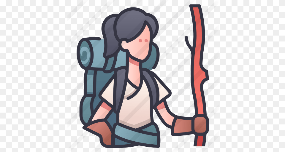 Adventurer People Icons Aventurero Icono, Bag, Backpack, Weapon, Baby Free Transparent Png