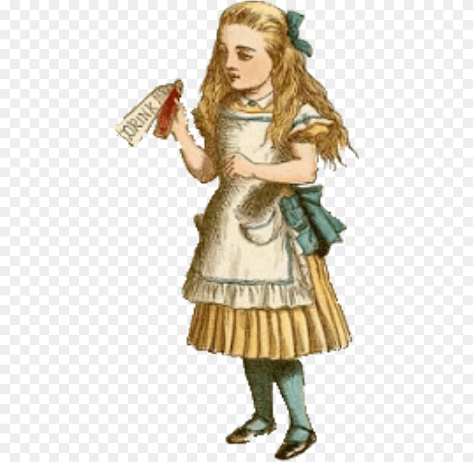Adventures In Wonderland Illustrations Color, Art, Painting, Child, Female Free Png Download