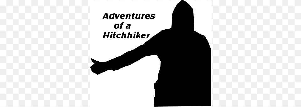 Adventures Of A Hitchhiker Hand, Silhouette, Knitwear, Clothing, Sweatshirt Png Image