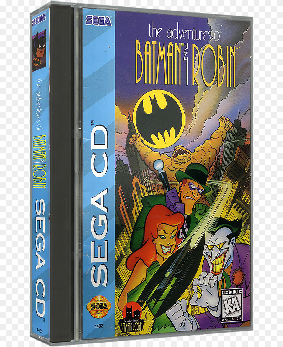 Adventures Of Batman Amp Robin Sega Cd, Book, Publication, Person, Comics Png Image