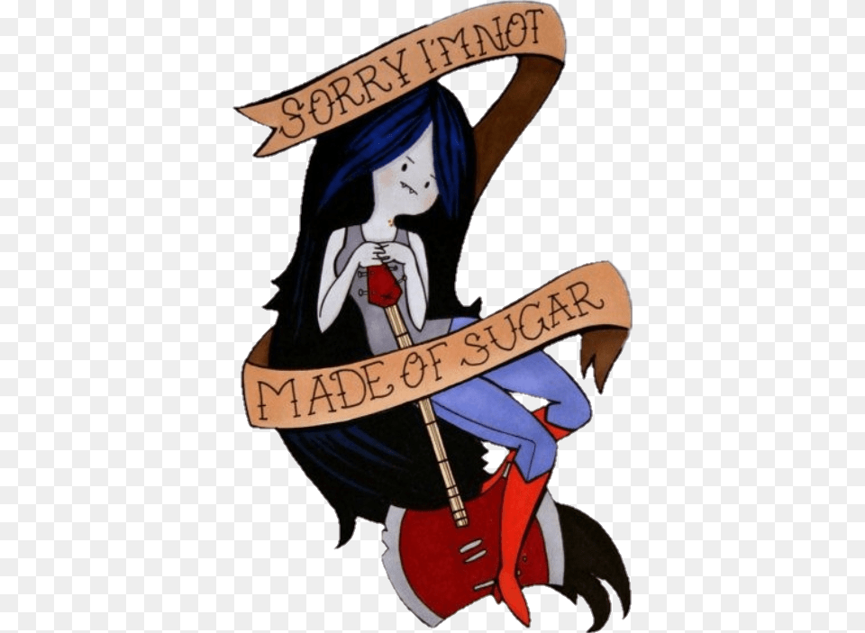 Adventuretime Marceline Marceline Sorry I M Not Made Of Sugar, Book, Comics, Publication, Adult Png