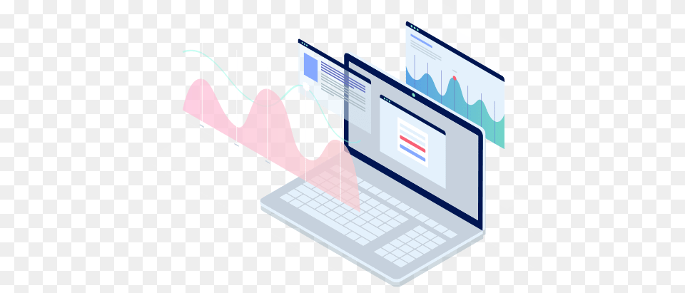 Advertise With Tokendrops Analytics Isometric, Computer, Electronics, Laptop, Pc Png