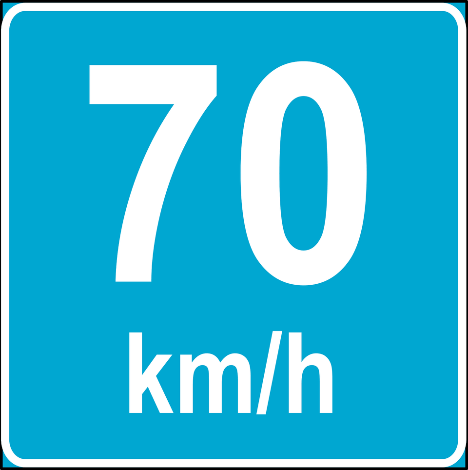Advisory Speed Sign In Estonia Clipart, Symbol, Number, Text, First Aid Free Transparent Png