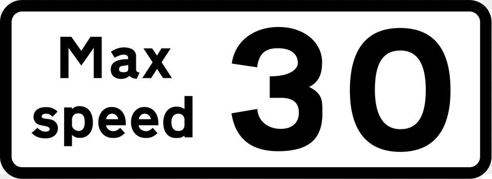 Advisory Speed Sign In Uk Clipart, Number, Symbol, Text Png