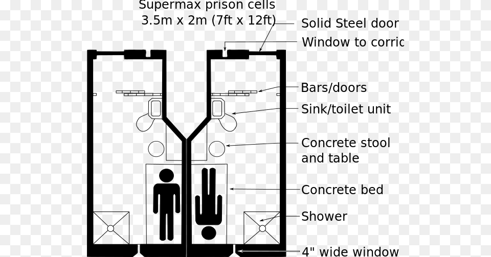 Adx Prison Cell Adx Florence Cell Free Png Download