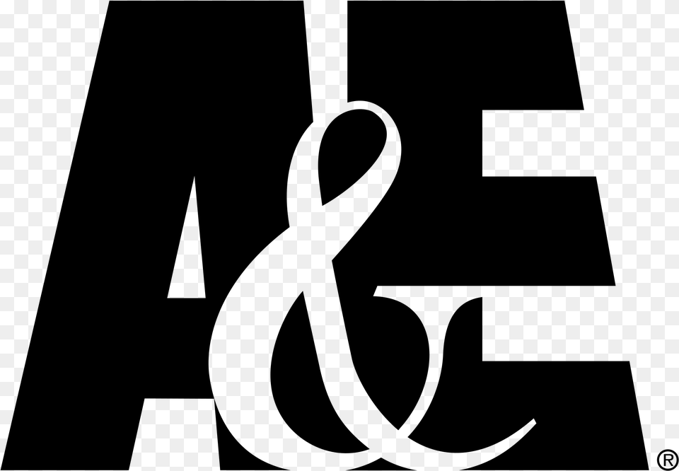 Ae Tv Logo, Gray Free Transparent Png