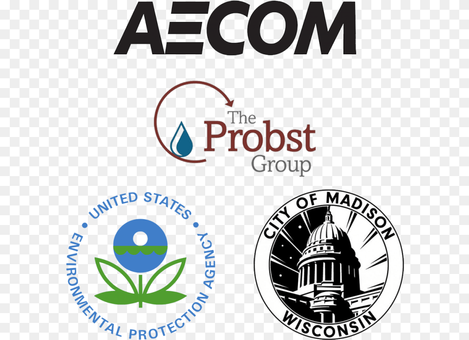 Aecom The Probst Group Epa And City Of Madison Logos Human Action, Logo, Advertisement, Poster Free Png