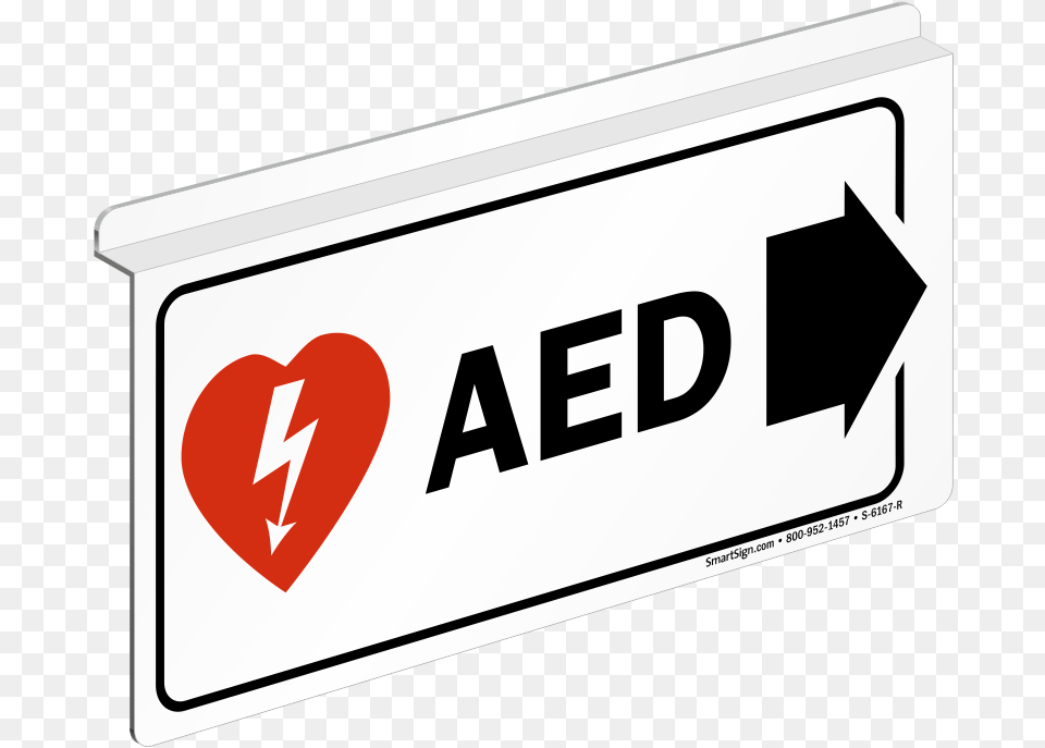 Aed Hanging Sign, Symbol Free Png