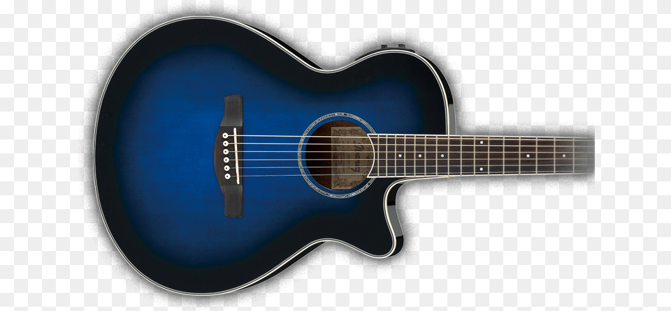 Aeg Blue Guitar Acoustic, Musical Instrument, Bass Guitar Png Image