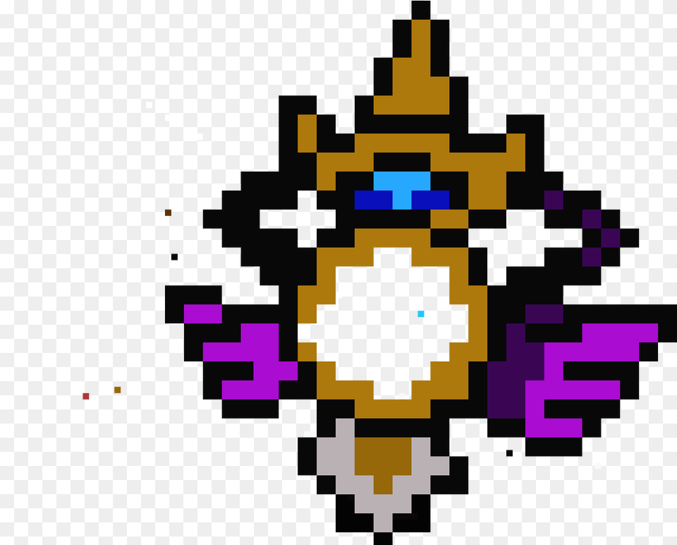 Aegislash Pixel Art Easy, Qr Code Free Png Download