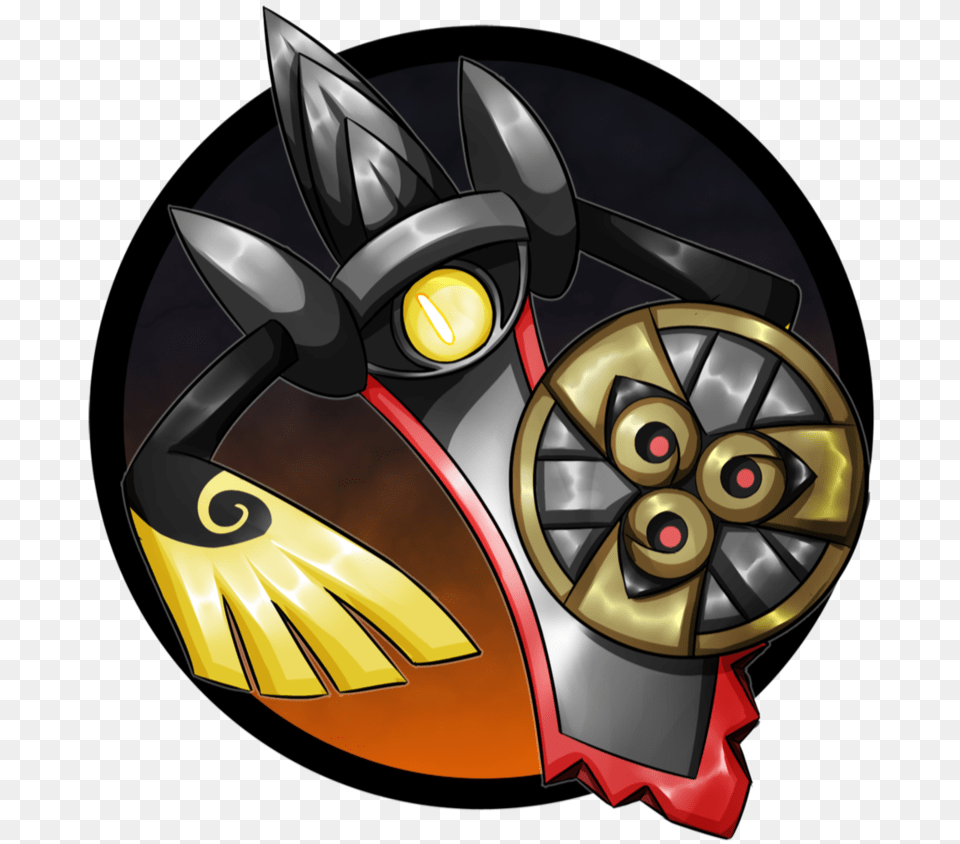 Aegislash Shiny Fan Art Aegislash Shiny Fanart, Armor, Shield Free Png Download