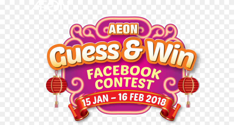 Aeon Cny 2018 Guess U0026 Win Facebook Contest Guess And Win Contest, Circus, Leisure Activities, Dynamite, Weapon Free Transparent Png