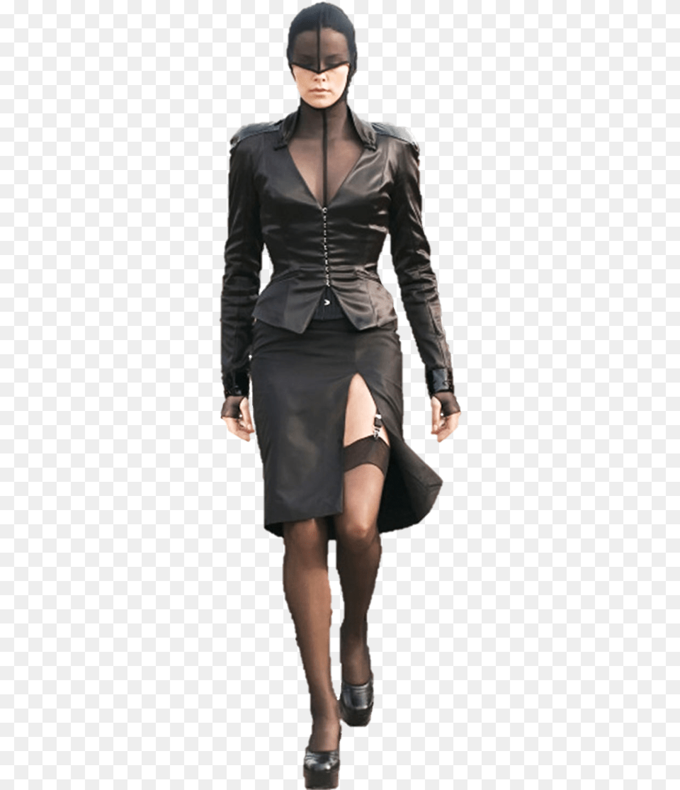 Aeon Flux Charlize Theron Live Action Coat, Sleeve, Clothing, Long Sleeve, Jacket Free Png