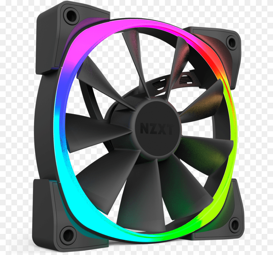 Aer Rgb Digitally Controlled Led Fans Nzxt Nzxt Aer Rgb 120, Device, Appliance, Electrical Device, Disk Png
