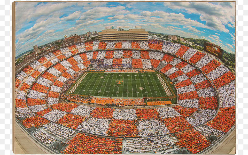 Aerial Fisheye Checkerboard Neyland Ut College, Architecture, Arena, Building, Photography Png Image
