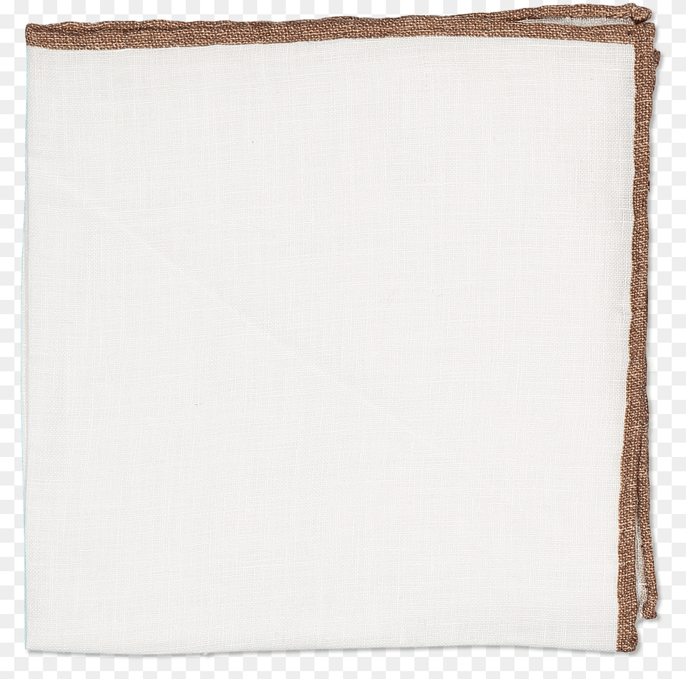 Aerial View White Linen Pocket Square With Border, Home Decor, Napkin, Paper, Book Png Image