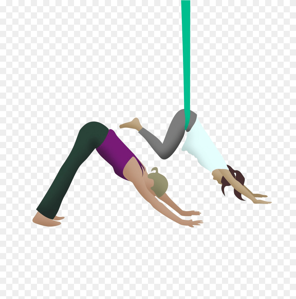 Aerial Yoga Pose Hd Quality Aerial Yoga Vector, Adult, Female, Person, Woman Free Png