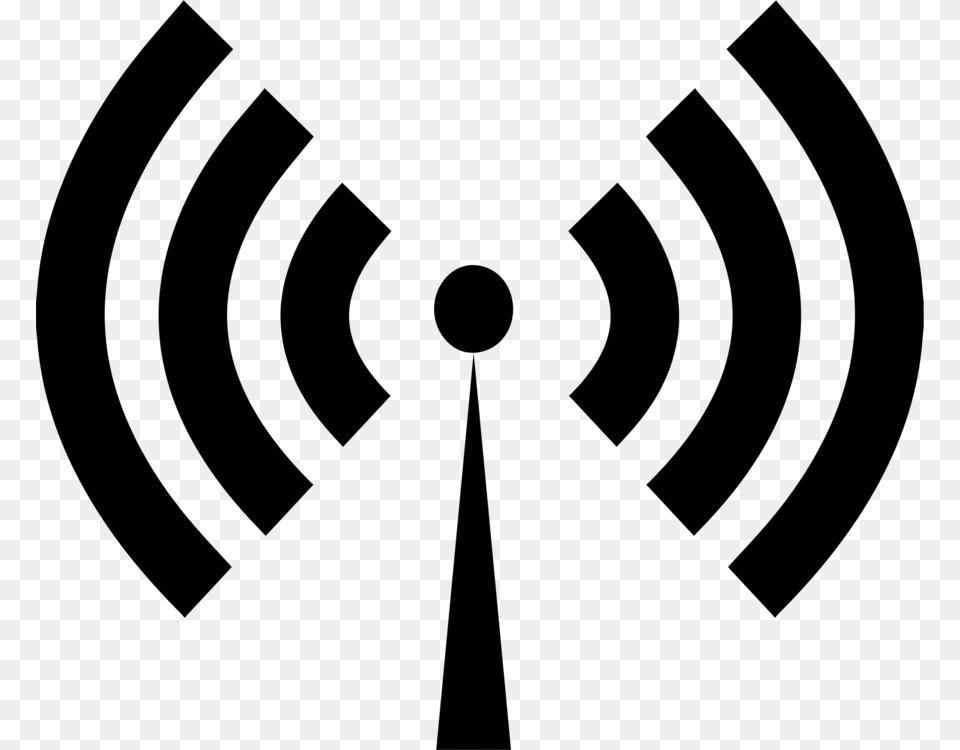 Aerials Wi Fi Wireless Internet Computer Icons, Gray Free Png