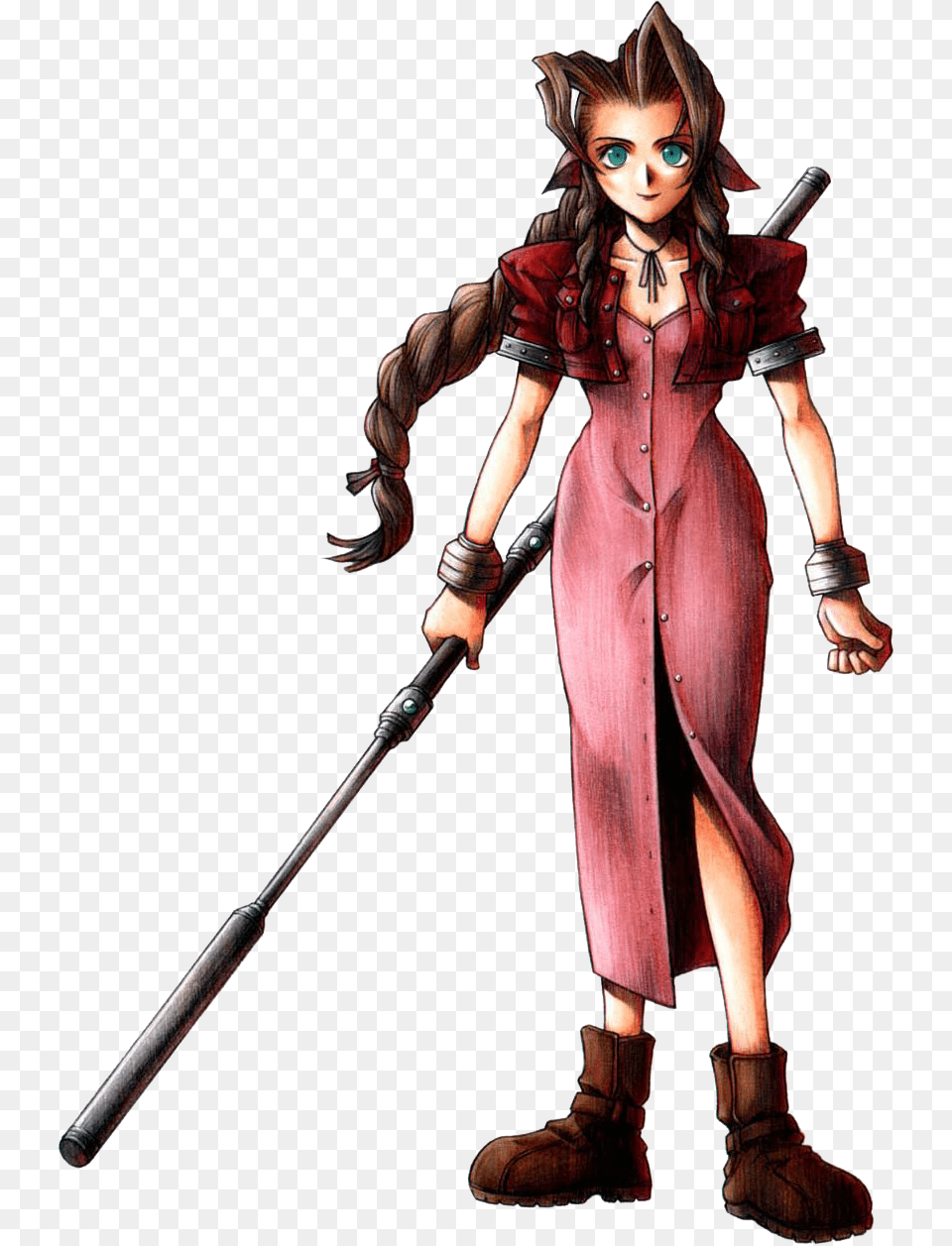 Aerith Gainsborough, Person, Clothing, Costume, Adult Png