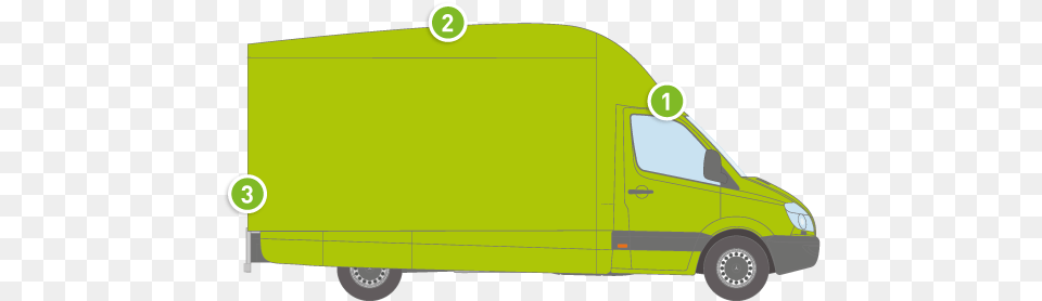 Aerodynamic Luton Van, Moving Van, Transportation, Vehicle, Machine Png Image