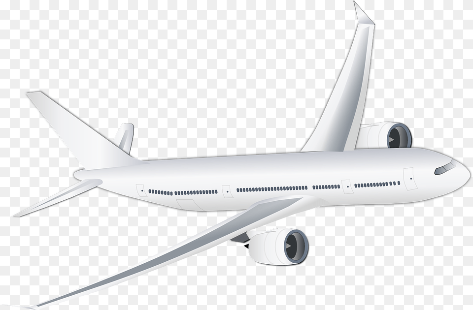Aeroplane Airliner Airbus Airplane Fly Jet Plane White Aeroplane, Aircraft, Transportation, Vehicle, Flight Free Png