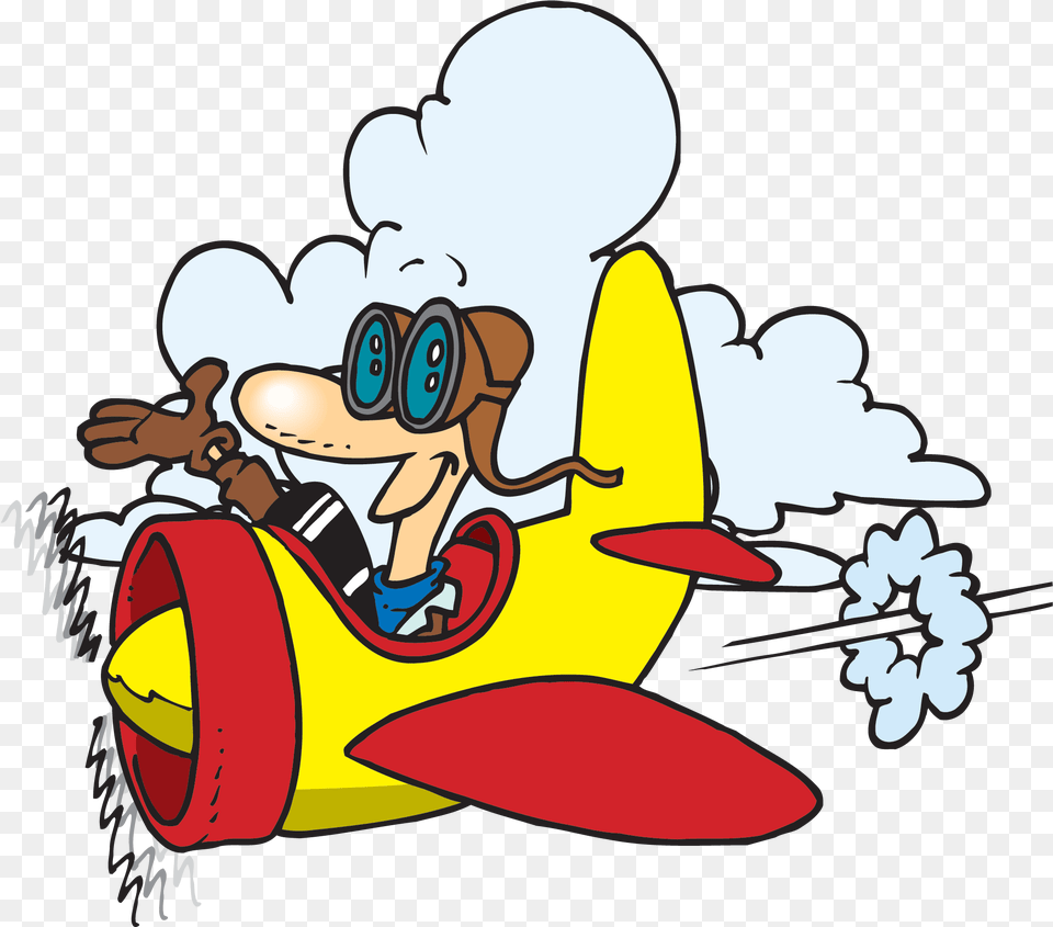 Aeroplane Cartoon Airplane Icon Man On Plane Clipart Animated Aeroplane Png Image