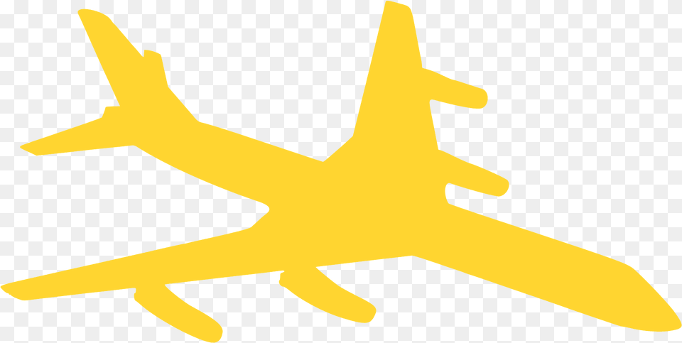 Aeroplane Silhouette, Aircraft, Airliner, Airplane, Vehicle Free Transparent Png