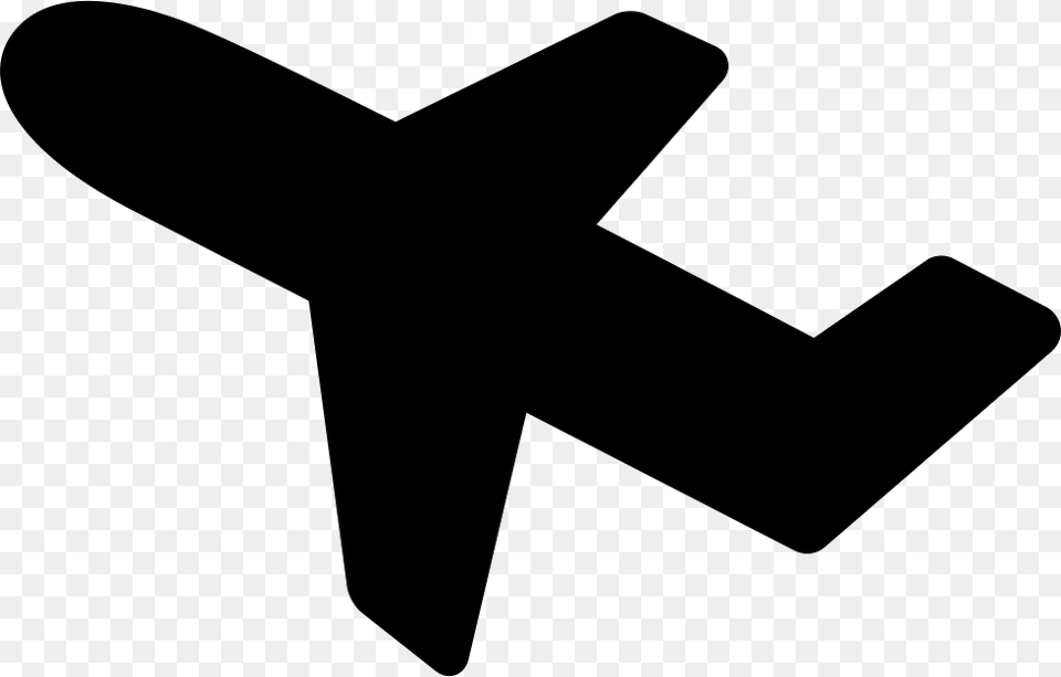 Aeroplane Taking Off Icon Download, Silhouette, Symbol, Disk Free Transparent Png