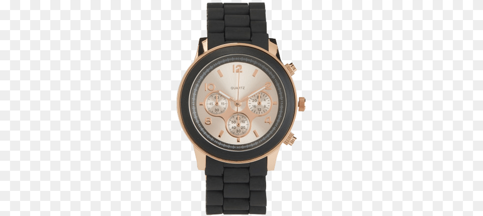 Aeropostale Black Rose Metal Watch Aeropostale Mens Chronograph Round Casual Watch Copperblack, Arm, Body Part, Person, Wristwatch Free Png Download