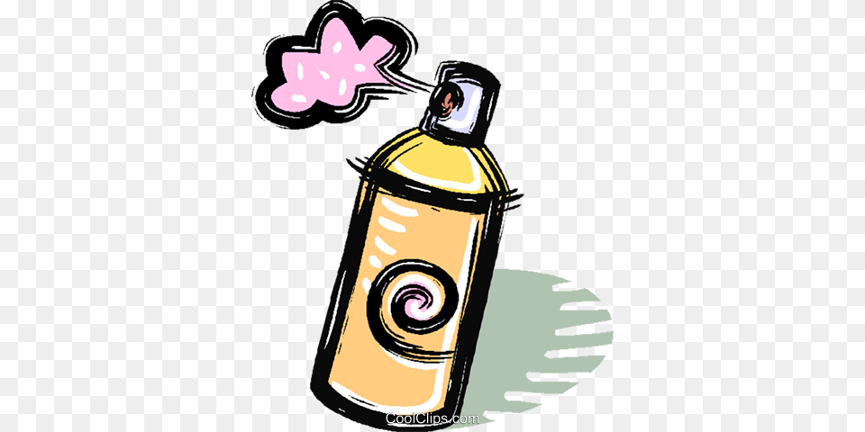 Aerosol Cans Royalty Free Vector Clip Art Illustration, Can, Spray Can, Tin, Bottle Png