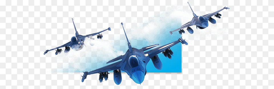 Aerospace Fighter Jets In Formation From Front, Aircraft, Airplane, Transportation, Vehicle Png