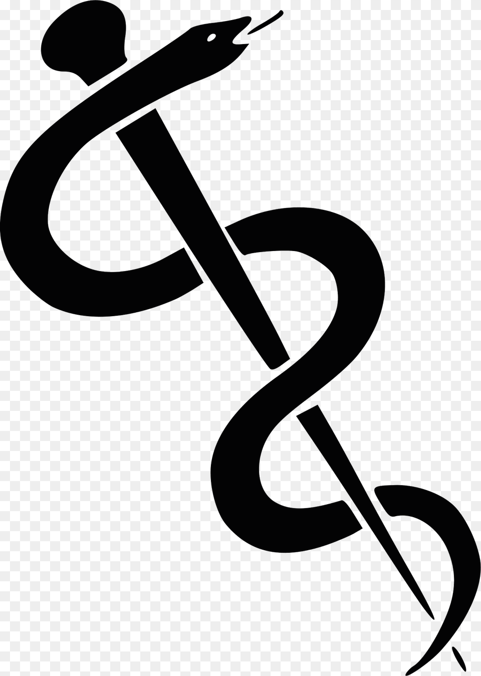 Aesculapian Staff Clipart, Alphabet, Ampersand, Symbol, Text Png