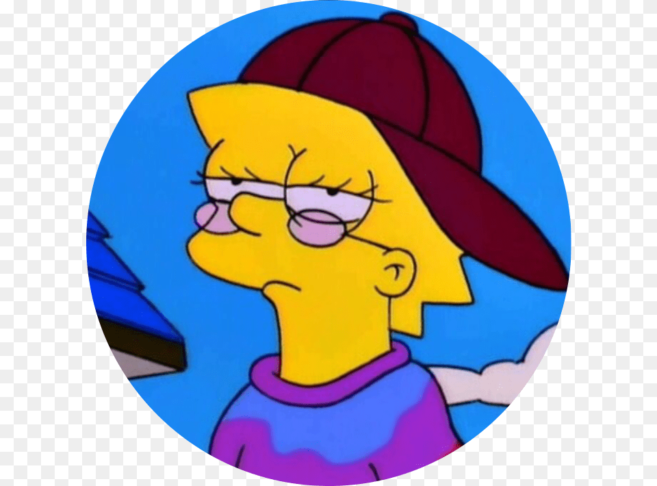 Aesthetic Aestheticcircle Simpsons Simpson Cartoon Aesthetic Cartoon Simpsons, Baby, Person, Art, Face Free Png