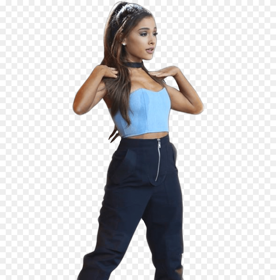 Aesthetic Ariana Grande Transparent Aesthetic Photos Of Ariana Grande, Clothing, Pants, Adult, Blouse Free Png Download