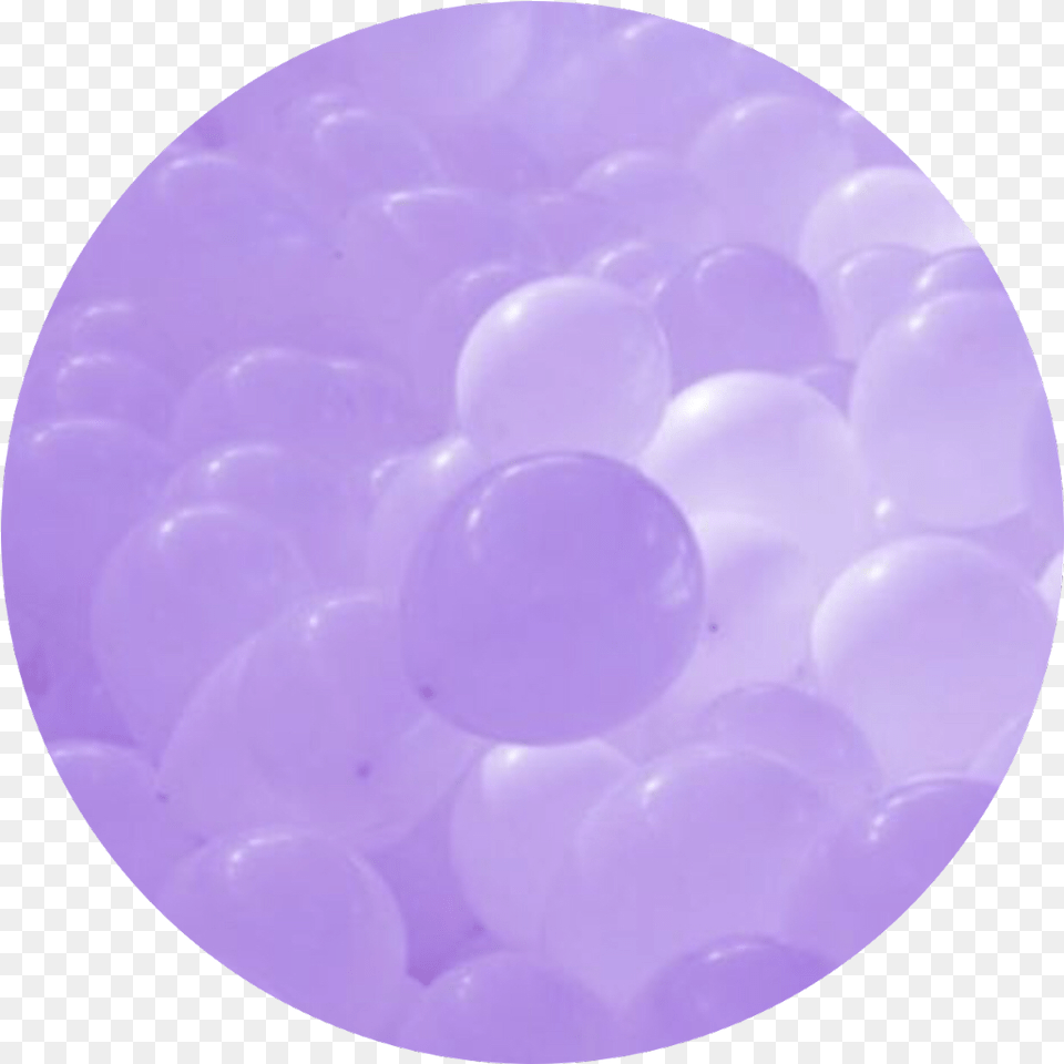 Aesthetic Circle, Balloon, Purple, Sphere Png