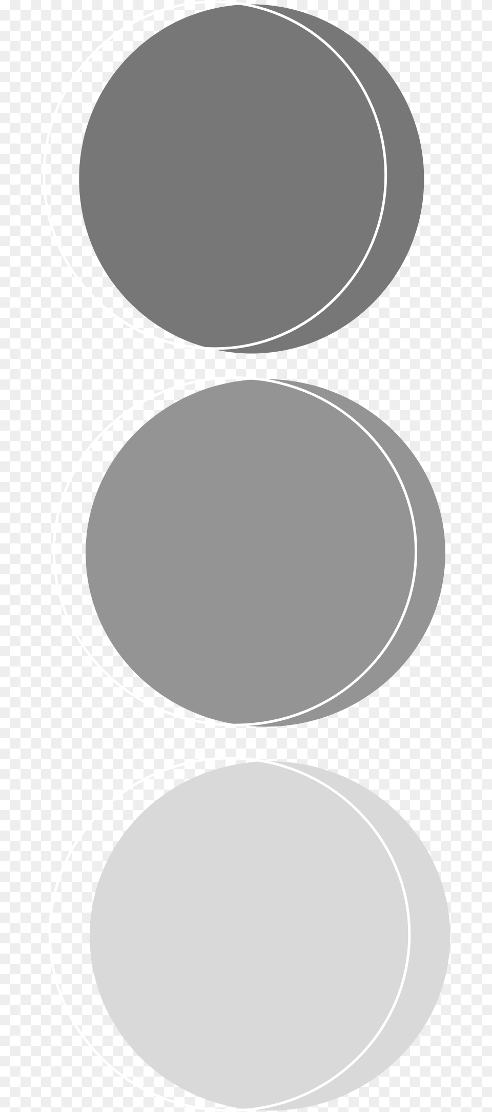 Aesthetic Circles Grey Gray Overlay Dot, Oval Free Transparent Png