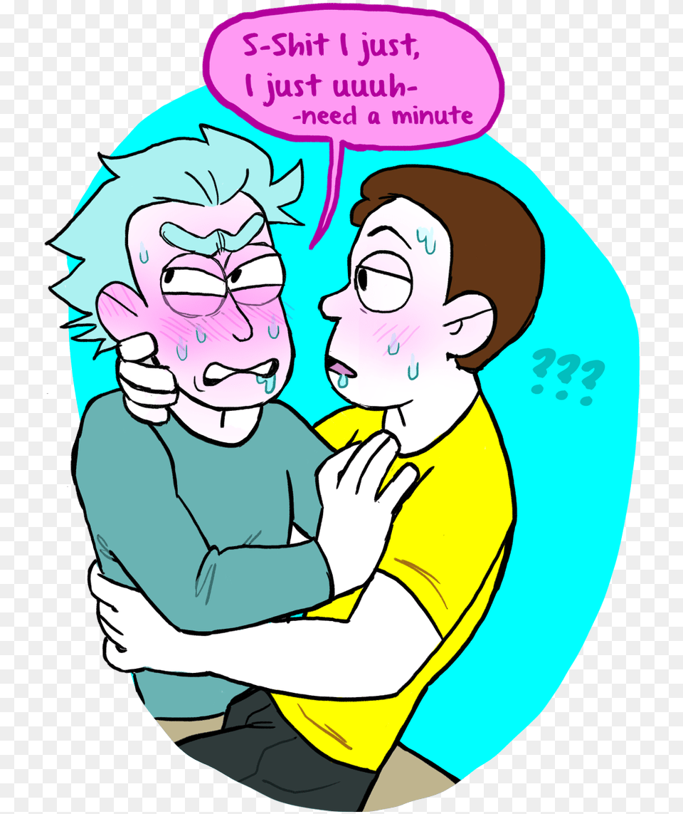 Aesthetic Clipart Aesthetic Rick And Morty Love, Book, Comics, Publication, Baby Free Png Download
