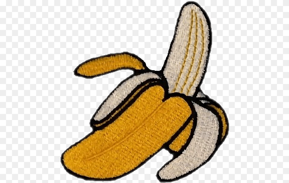 Aesthetic Clipart Grunge, Banana, Food, Fruit, Plant Png Image