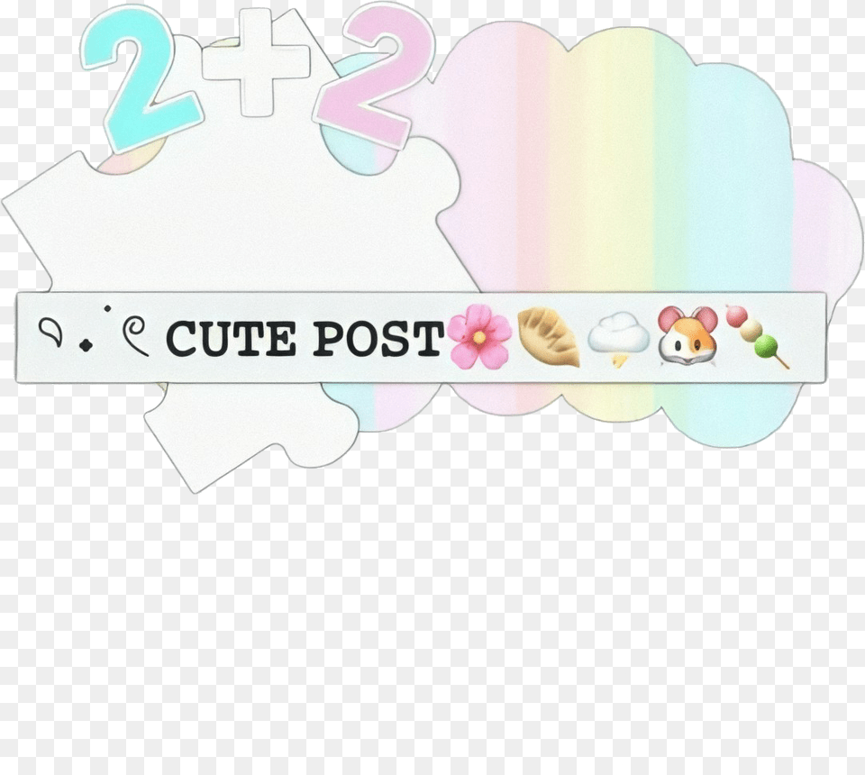 Aesthetic Cute Kawaii Sticker By For Party, Text, Number, Symbol, Dynamite Png Image