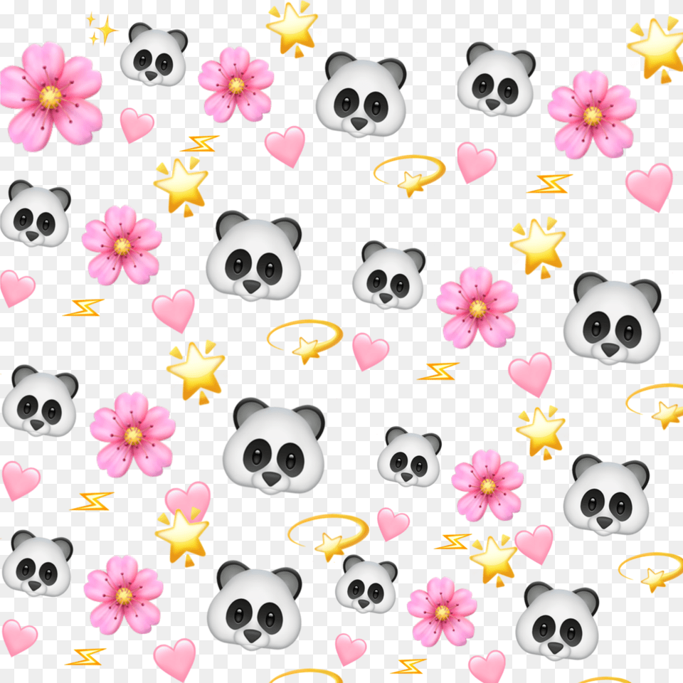 Aesthetic Emoji Background Backgrounds Emojibackground Aesthetic Emoji Background, Plant, Petal, Flower, Pattern Free Png