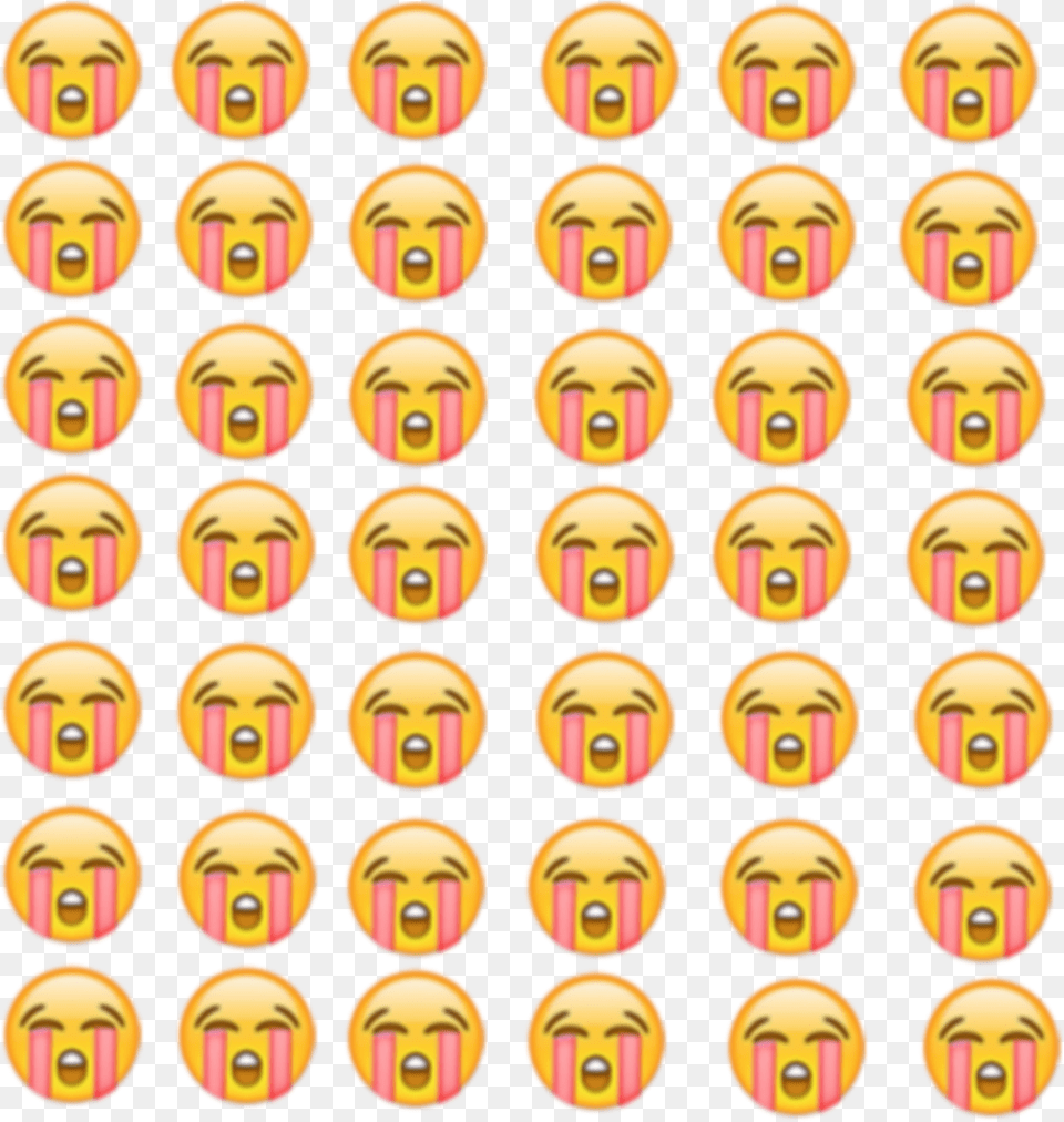 Aesthetic Emoji Background Sticker Edit Tumblr Sad Emoji Background For Edits, Pattern, Text, Face, Head Free Png