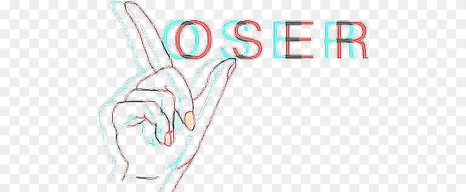 Aesthetic Filter Love Cute Loser Trippy Tumblr Loser, Text Png Image