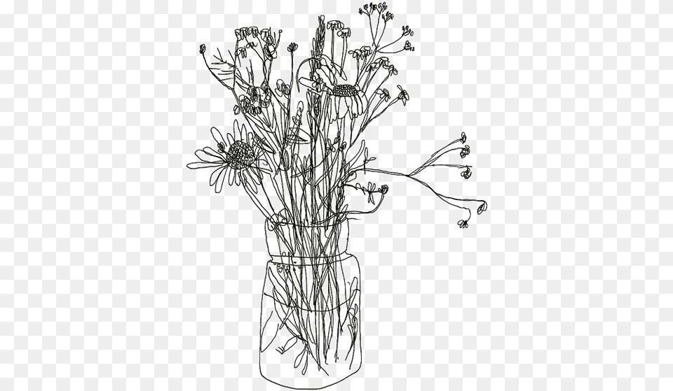 Aesthetic Flower Drawing, Art, Chandelier, Lamp Free Png