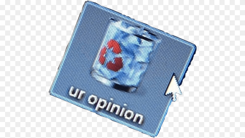 Aesthetic Funny Computer Cursor Trash Opinion Ur Opinion Is Trash, Logo, Computer Hardware, Electronics, Hardware Free Png Download