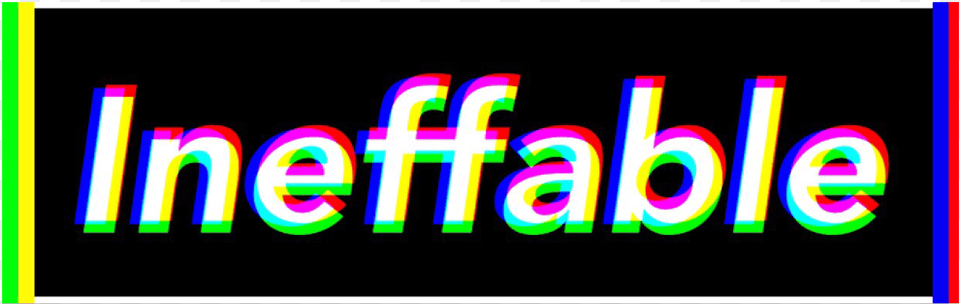 Aesthetic Ineffable Glitch Text Glitchtext Inneffableglitch Graphic Design, Light, Neon Png Image