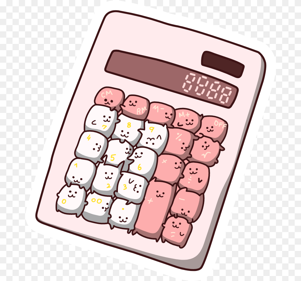 Aesthetic Iphone Home Screen Layout Cute Pink Calculator Icon, Electronics, Face, Head, Person Png Image