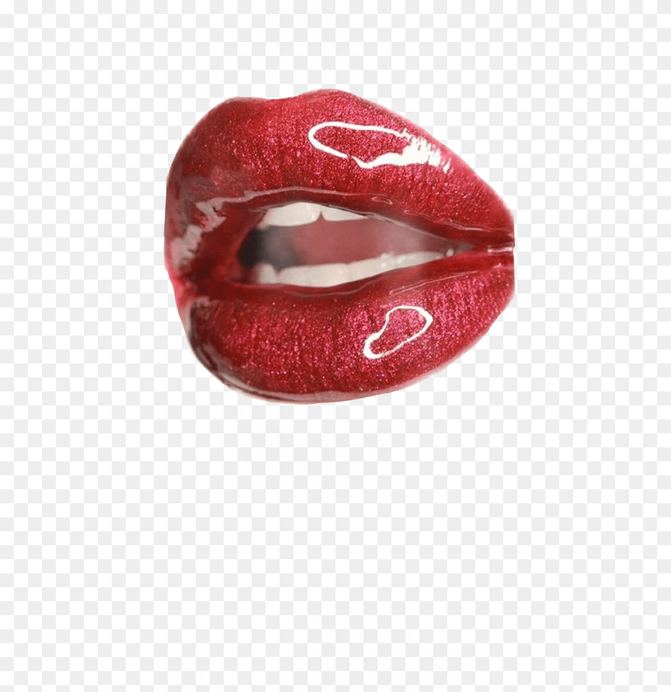 Aesthetic Lips Lip Lipaesthetic Lippng Redlips Party Lips Makeup, Body Part, Mouth, Person, Cosmetics Png Image
