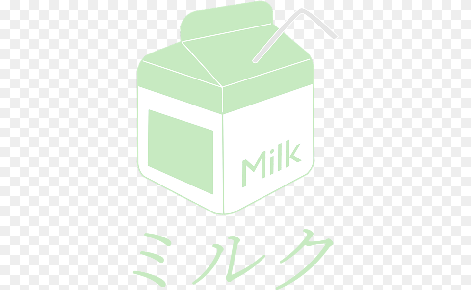 Aesthetic Milk Design Carton For Depressed Boys Girls Yoga Mat Green Aesthetic Milk Carton, Box, Cardboard, Jar, Grass Png Image