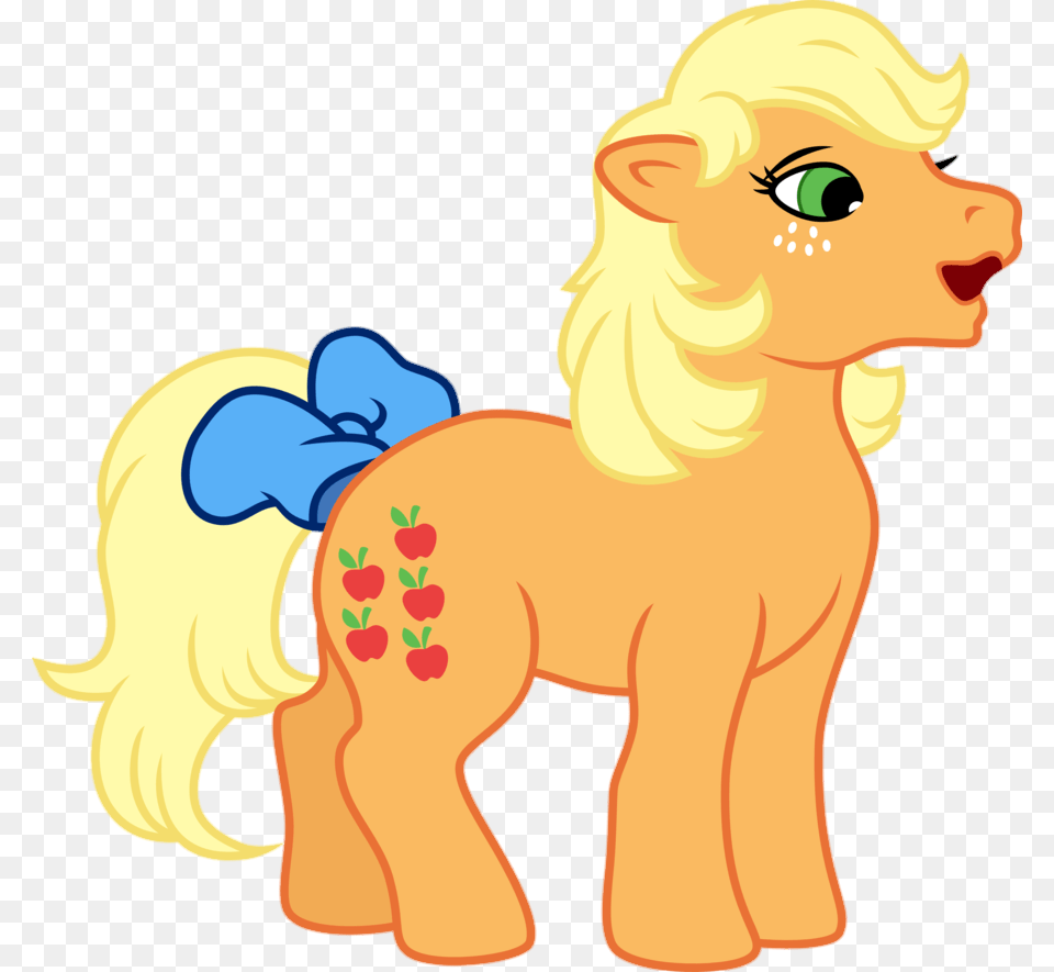 Aesthetic Mlp 90 S My Little Pony G1 Applejack, Baby, Person, Face, Head Png Image