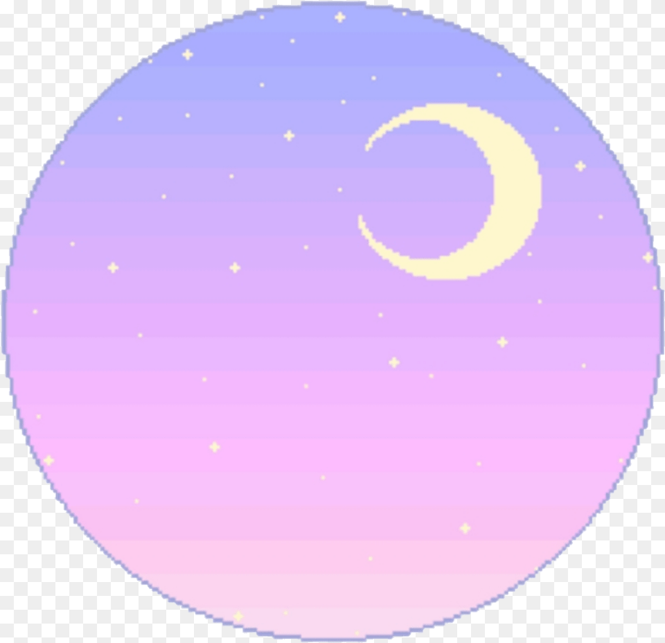 Aesthetic Moon Sky Night Moonaesthetic Aes Star Aesthetic Circle Animated Gif, Nature, Outdoors, Sphere, Astronomy Free Png